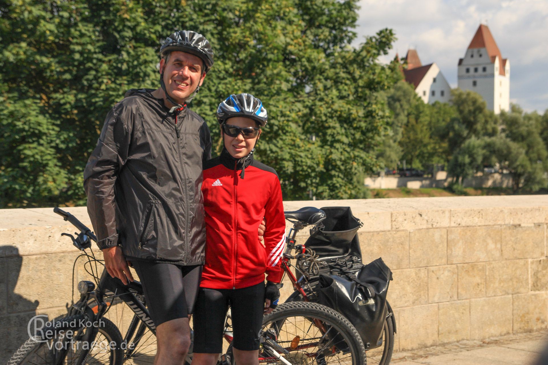 mit Kindern per Rad über die Alpen, Klenzepark, Ingolstadt